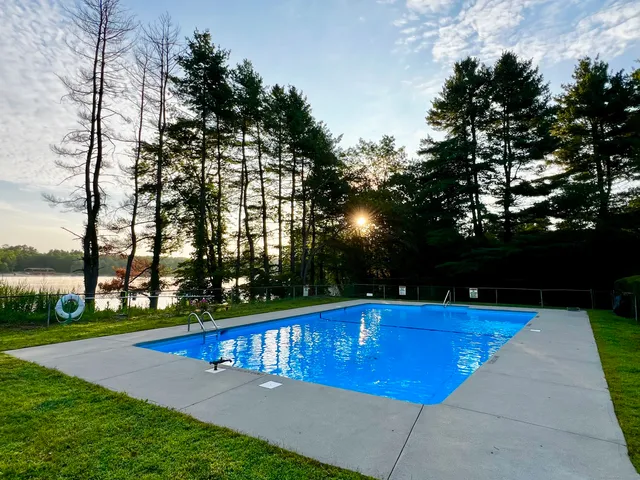 a view of swimming pool with outdoor space