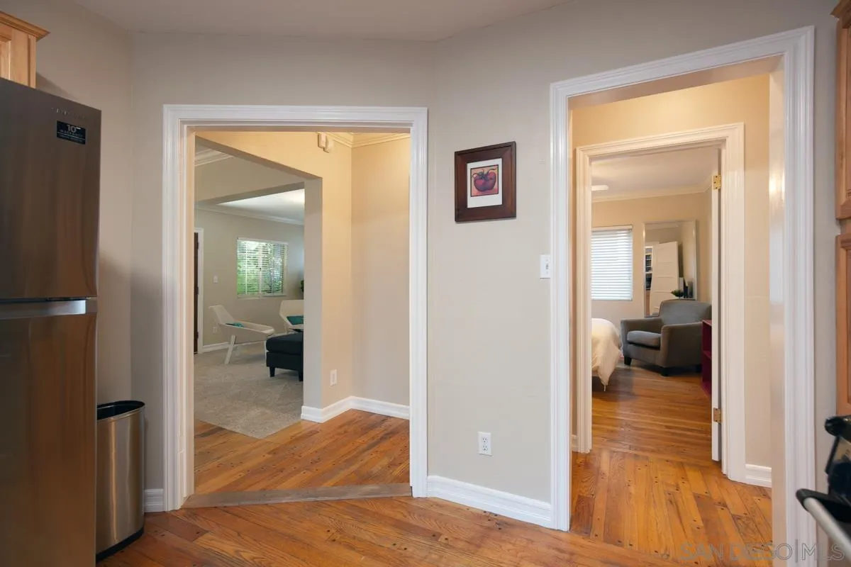 3973 8th Avenue San Diego, CA 92103 - Photo 11 of 21 a view of a bedroom from a hallway