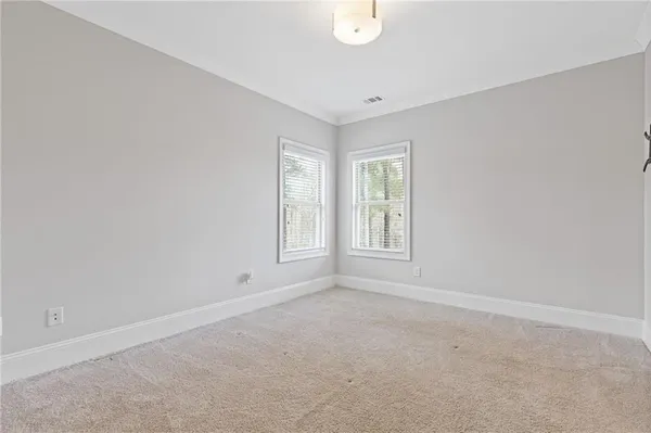 a view of an empty room