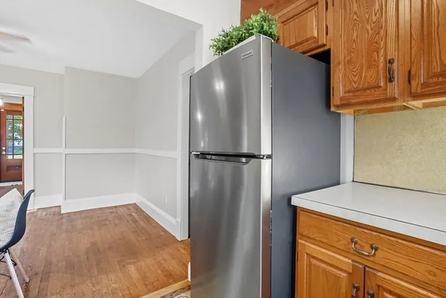 a close view of closet