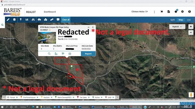 $525,000 | 8700 Butts Canyon Road, Pope Valley, CA 94567