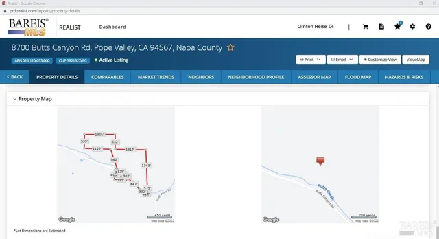 $525,000 | 8700 Butts Canyon Road, Pope Valley, CA 94567