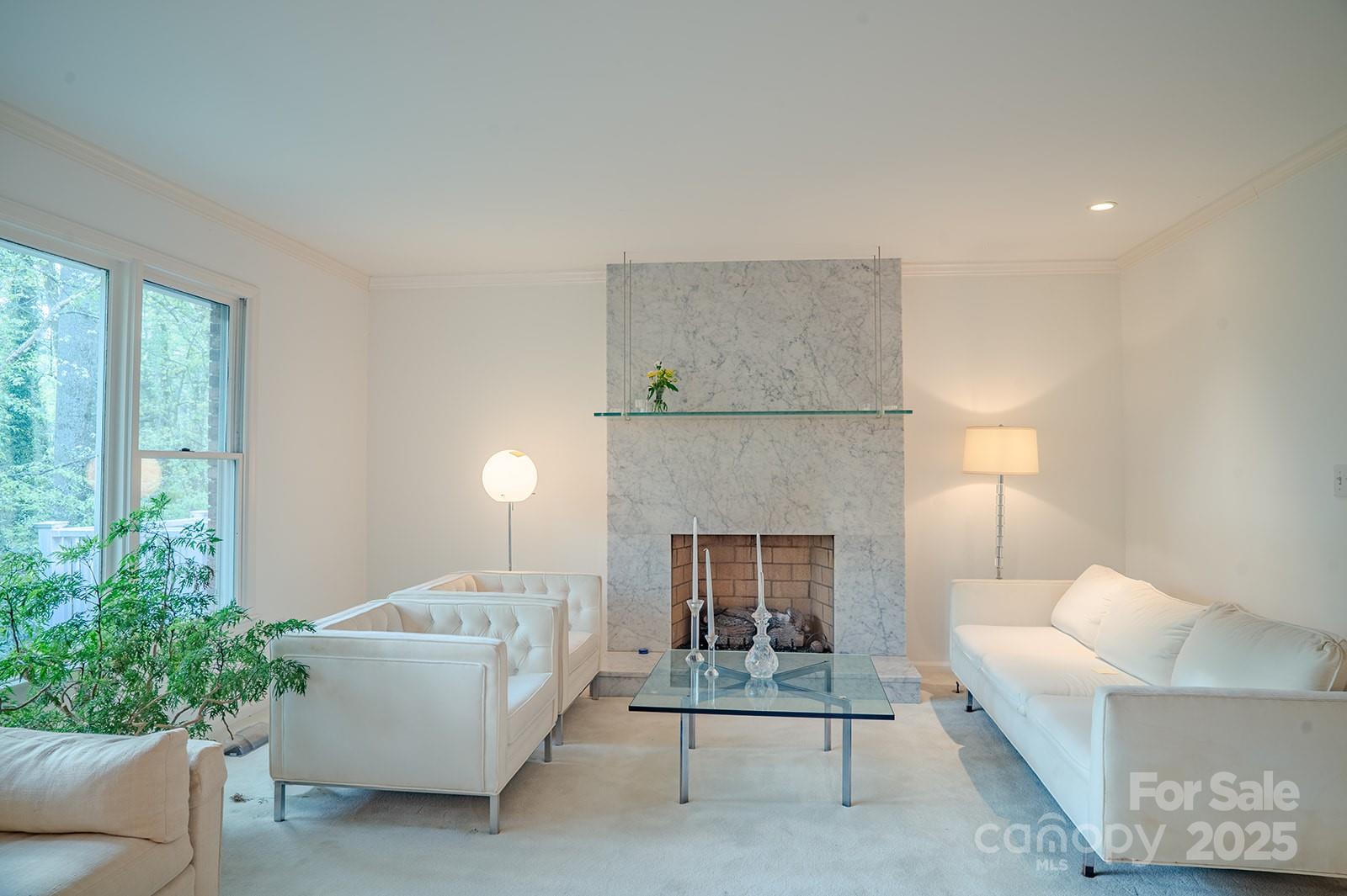 290 Tranquility Place Hendersonville, NC 28739 - Photo 11 of 48 a living room with furniture and a fireplace