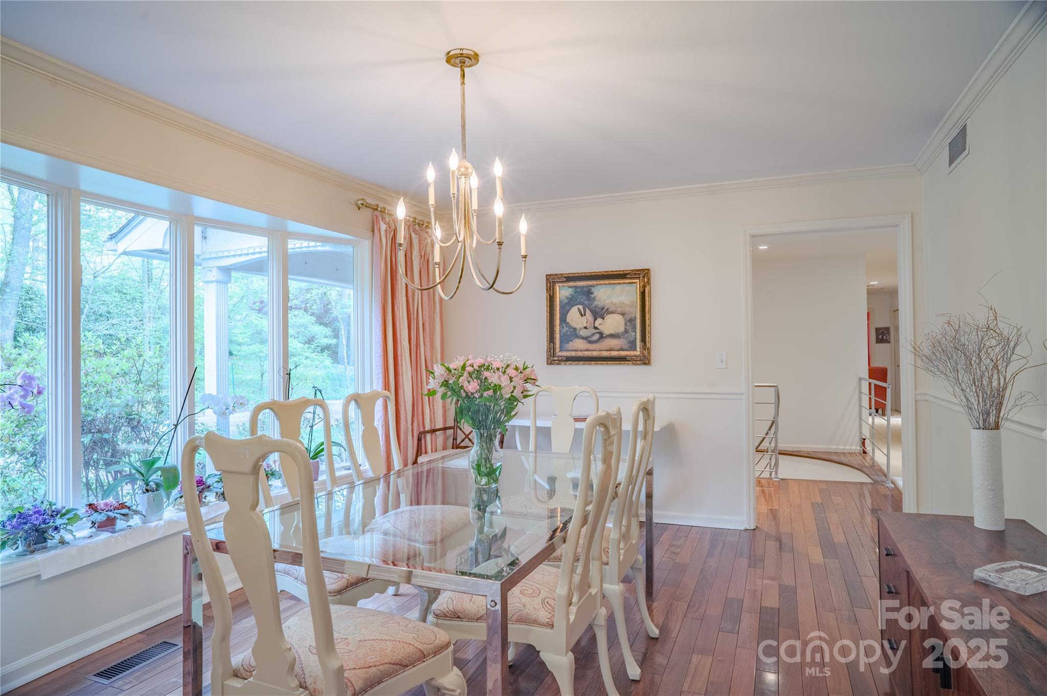 290 Tranquility Place Hendersonville, NC 28739 - Photo 15 of 48 a view of a dining room with furniture window and outside view