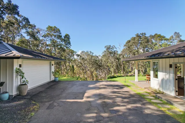 a view of a lush green field