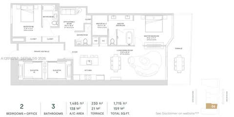 $1,950,000 | 700 Northeast 24th Street, Unit 5206, Miami, FL 33137