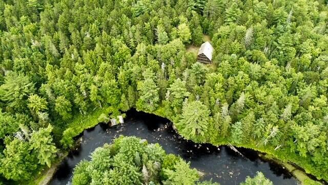 414 River Bend Cherryfield, ME 04622 - Photo 5 of 38 House & river bend from above.
