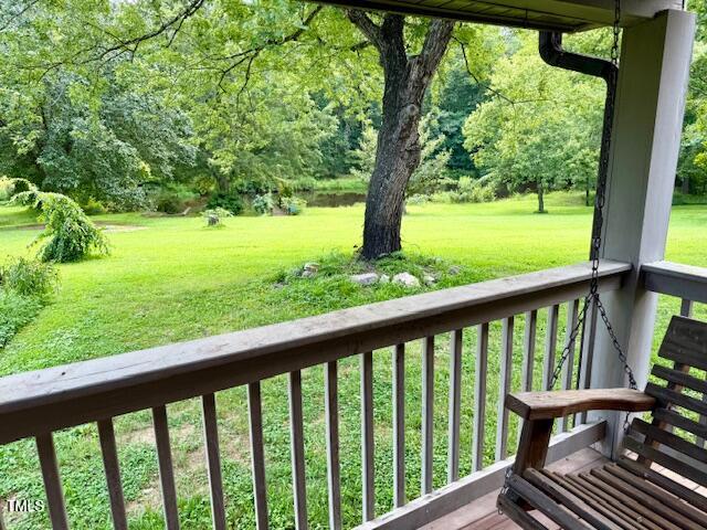 4254 Bowmantown Road Roxboro, NC 27574 - Photo 5 of 23 a view of balcony with deck