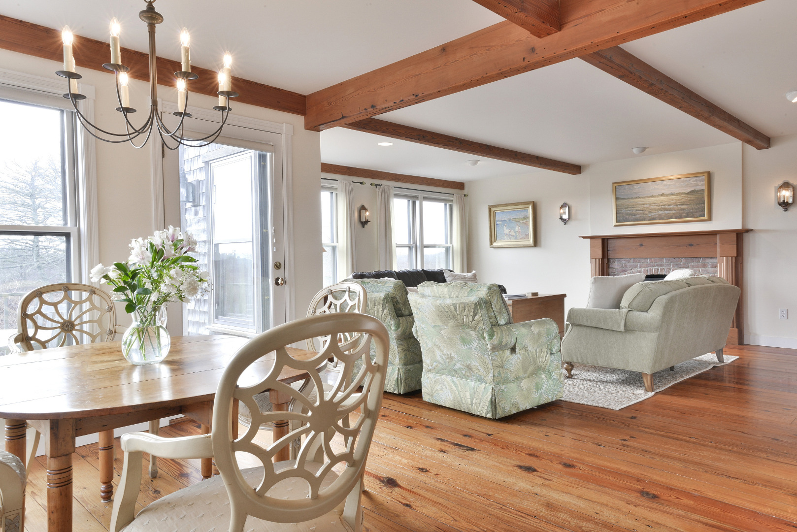 325 Polpis Road Nantucket, MA 02554 - Photo 13 of 49 Dining and living room.