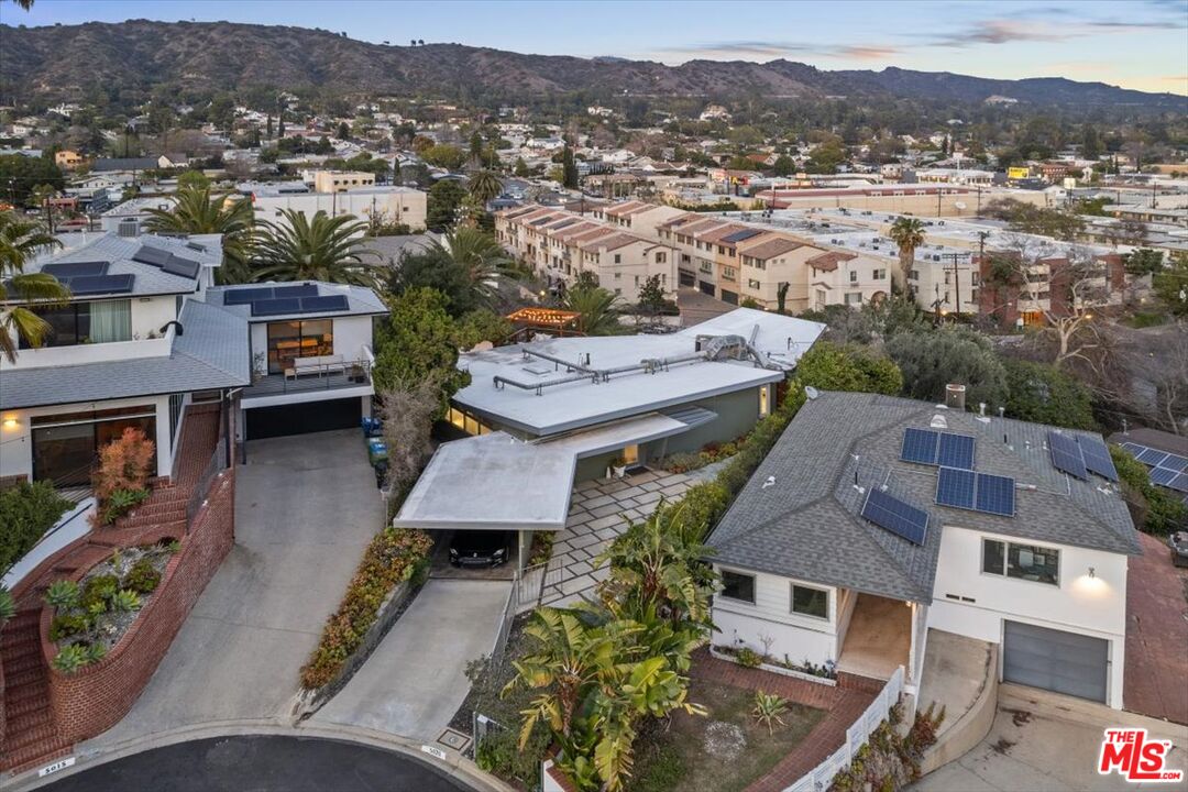 5020 Eagle View Circle Los Angeles, CA 90041 - Photo 36 of 42 an aerial view of residential houses with outdoor space