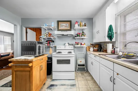 a room with storage and utility