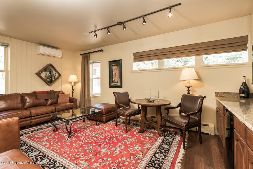 314 West Main Street Aspen, CO 81611 - Photo 5 of 20 a living room with furniture a rug and a window
