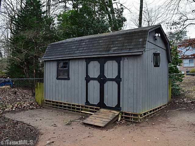 1708 Bolingbroke Road High Point, NC 27265 - Photo 16 of 16 Outbuilding. This great workshop/storage building is wired for electricity.