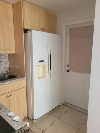 a white refrigerator freezer sitting inside of a kitchen