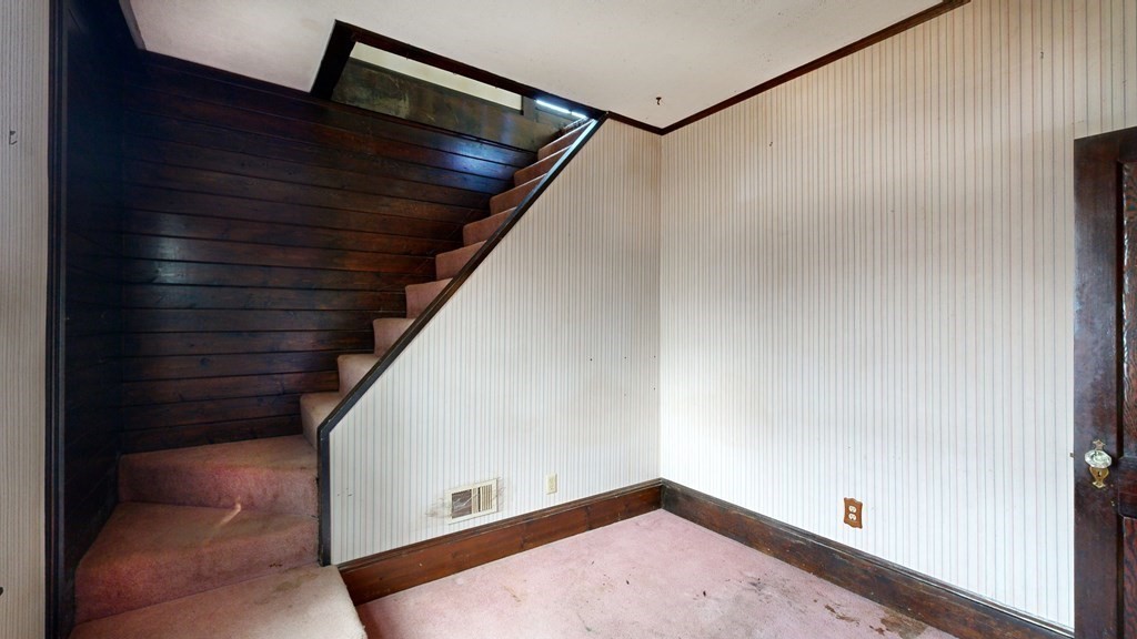 41 Echo Avenue Beverly, MA 01915 - Photo 18 of 24 a view of a hallway with staircase