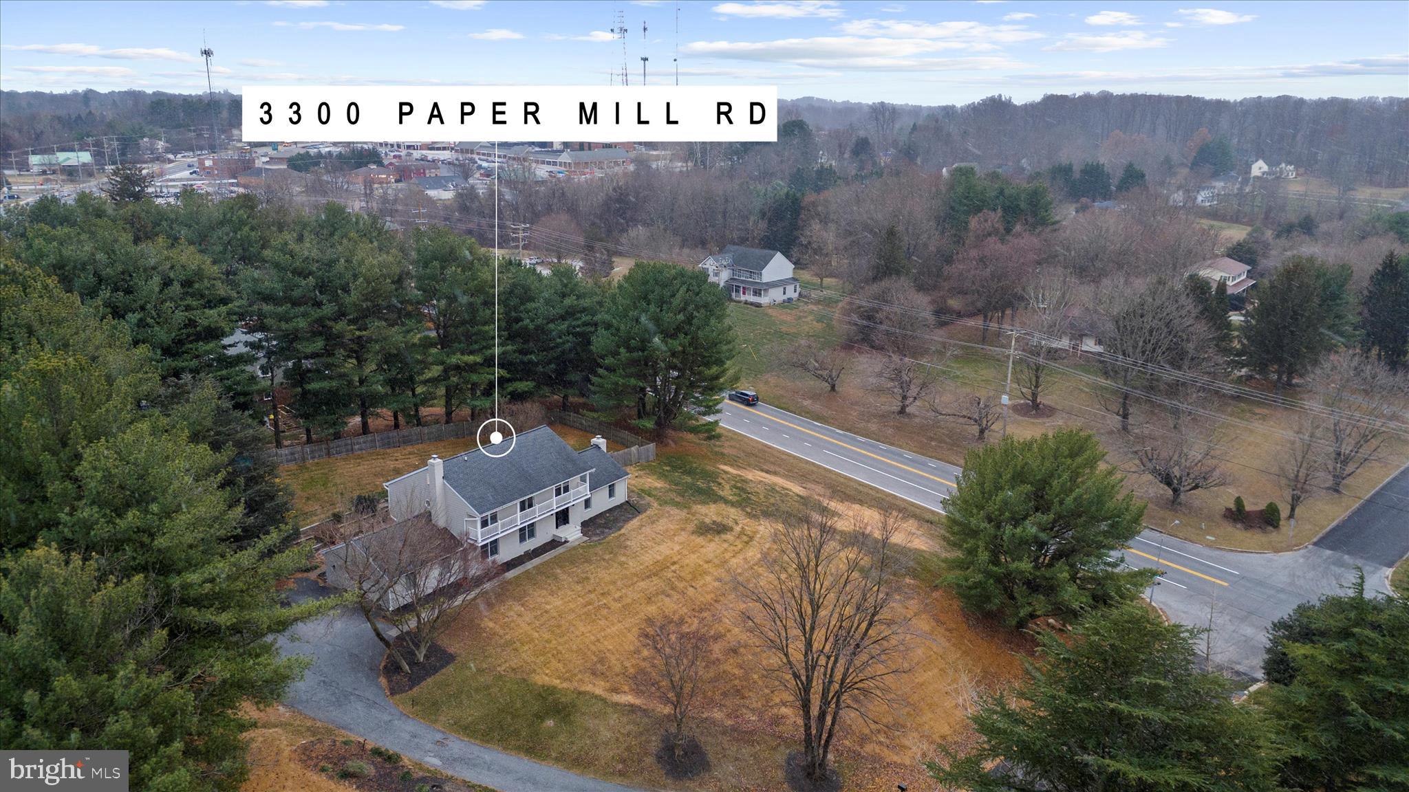 3300 Paper Mill Road Phoenix, MD 21131 - Photo 88 of 91 an aerial view of a house with a yard