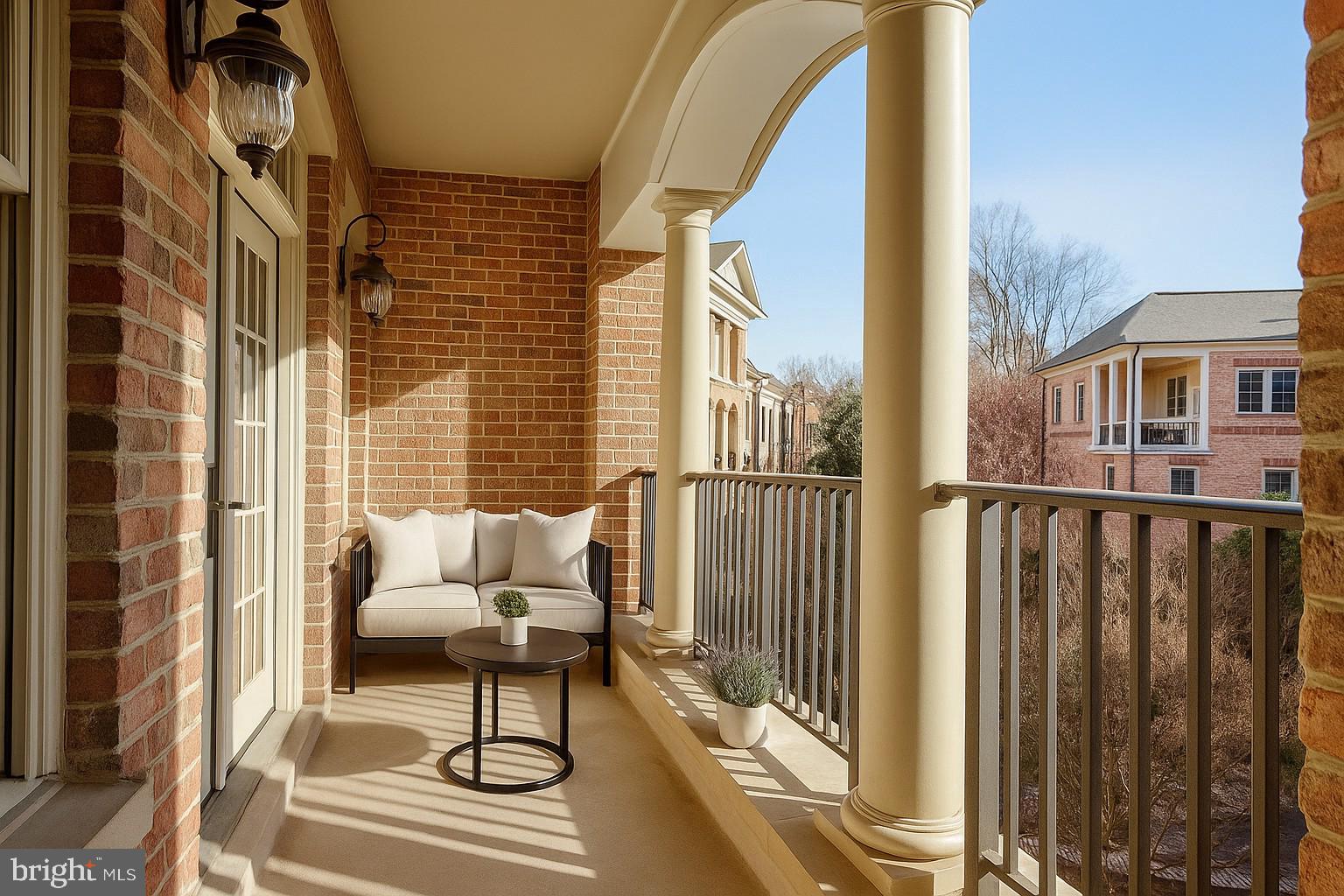 1781 Chain Bridge Road, Unit 307 McLean, VA 22102 - Photo 4 of 18 a view of balcony with furniture