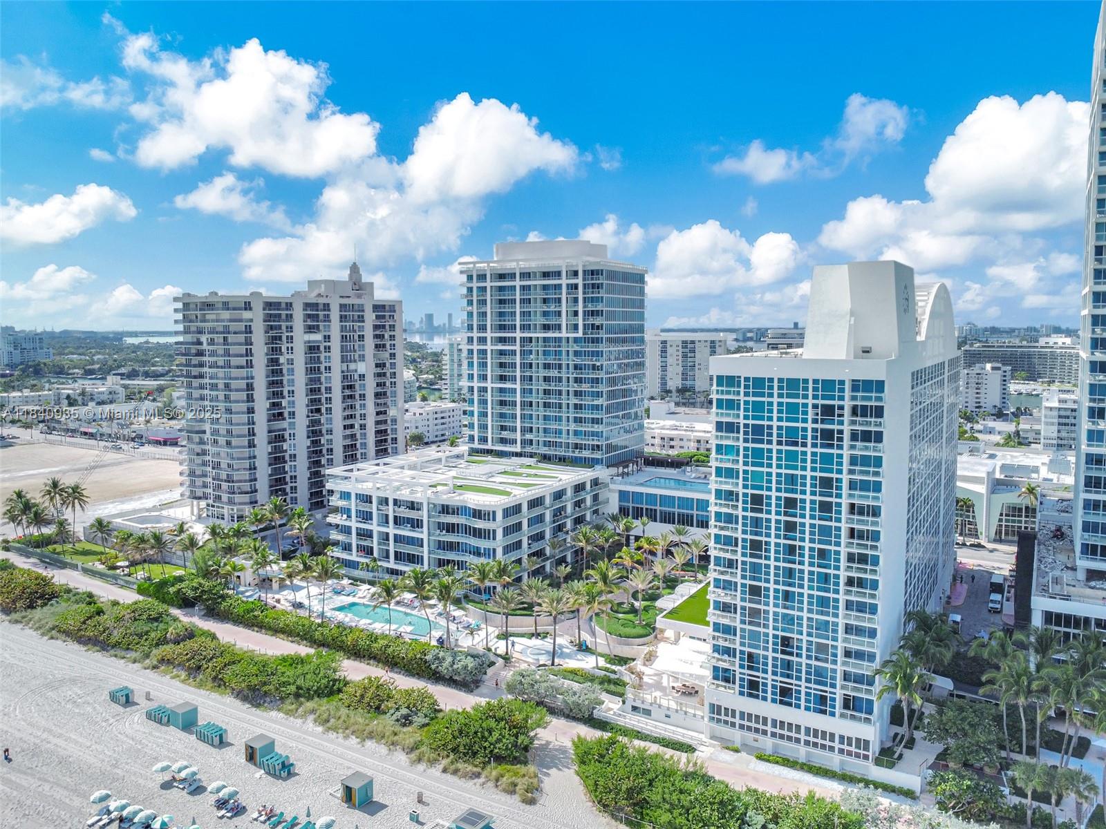 6801 Collins Avenue, Unit 705 Miami Beach, FL 33141 - Photo 31 of 54 a view of a city with tall buildings