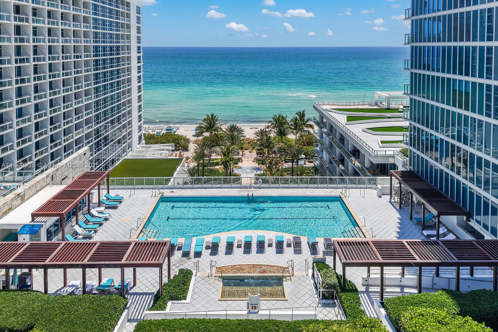 6801 Collins Avenue, Unit 705 Miami Beach, FL 33141 - Photo 46 of 54 a view of swimming pool with outdoor space