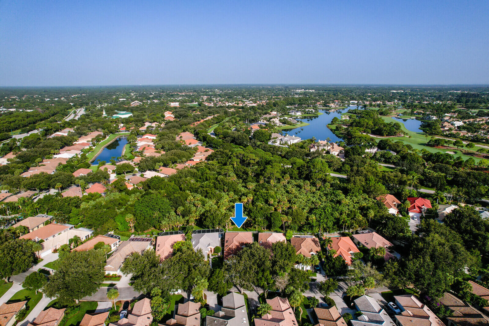 196 Hampton Circle Jupiter, FL 33458 - Photo 40 of 43 Aerial