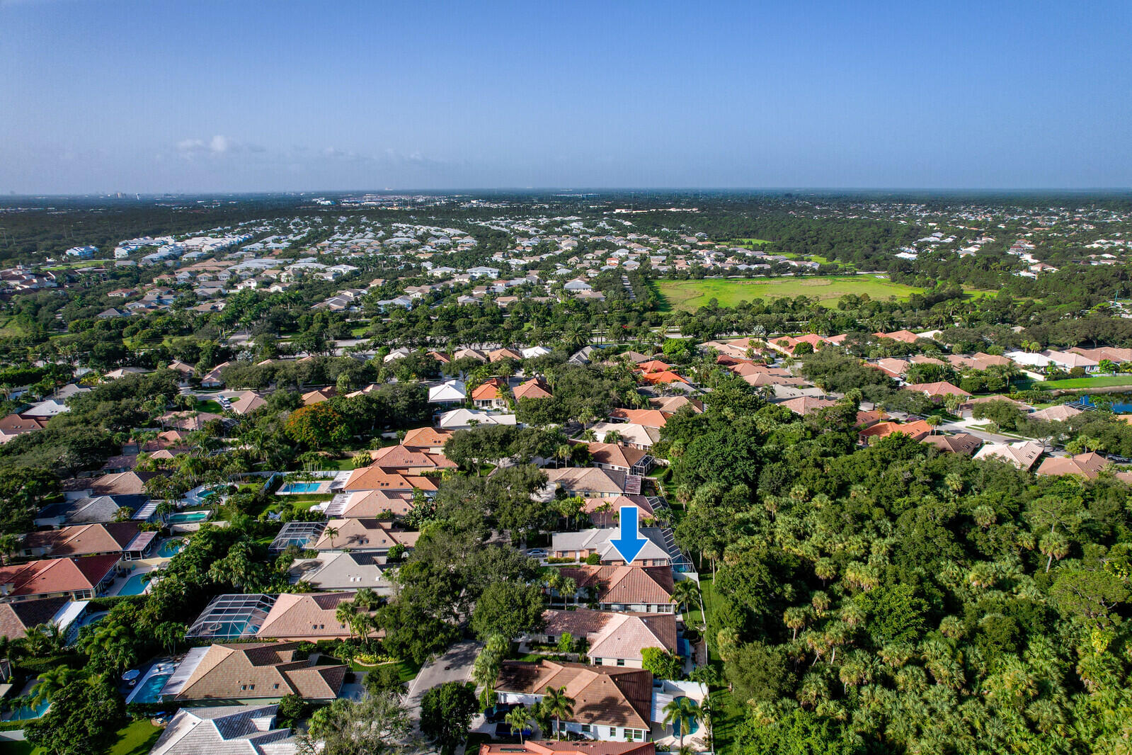 196 Hampton Circle Jupiter, FL 33458 - Photo 41 of 43 Aerial