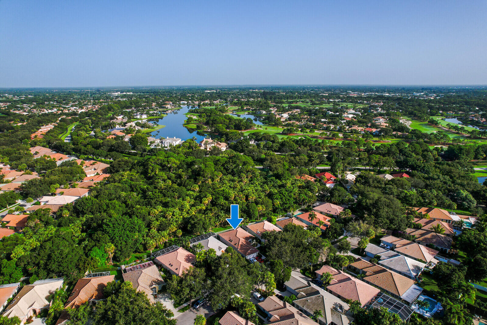 196 Hampton Circle Jupiter, FL 33458 - Photo 43 of 43 Aerial