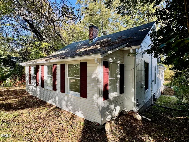a view of a house with a patio