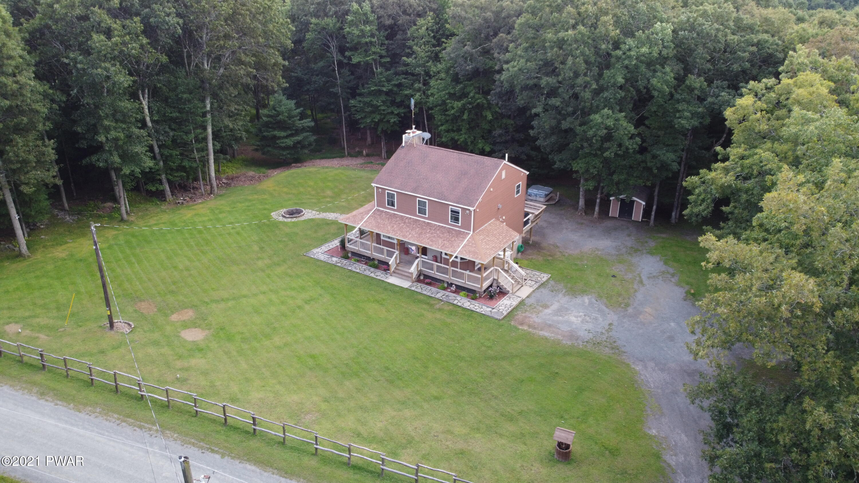 116 Cabin Ridge Road Hawley, PA 18428 - Photo 56 of 65 Aerial Front View
