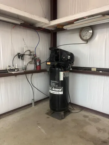 a view of a lake with a mountain in the background