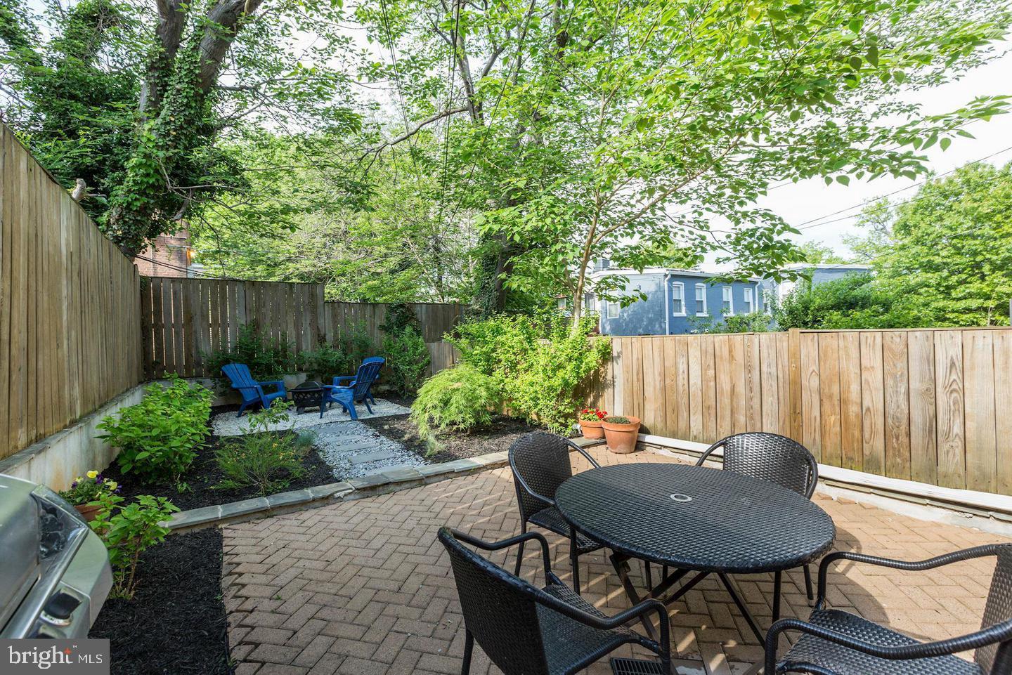 509 P Street Northwest, Unit 1 Washington, DC 20001 - Photo 19 of 25 Private, fenced outdoor oasis