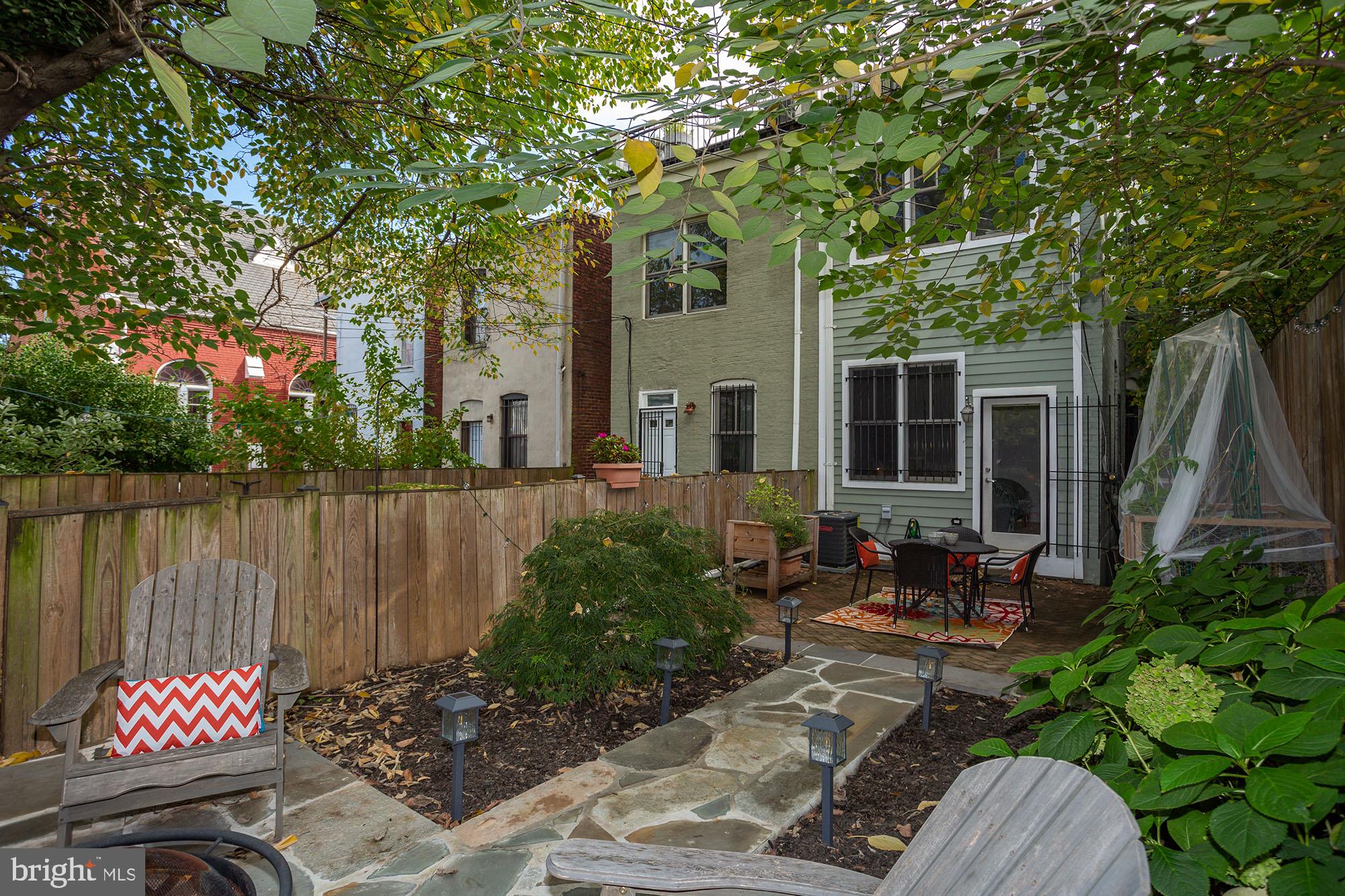 509 P Street Northwest, Unit 1 Washington, DC 20001 - Photo 21 of 25 Private, fenced outdoor oasis
