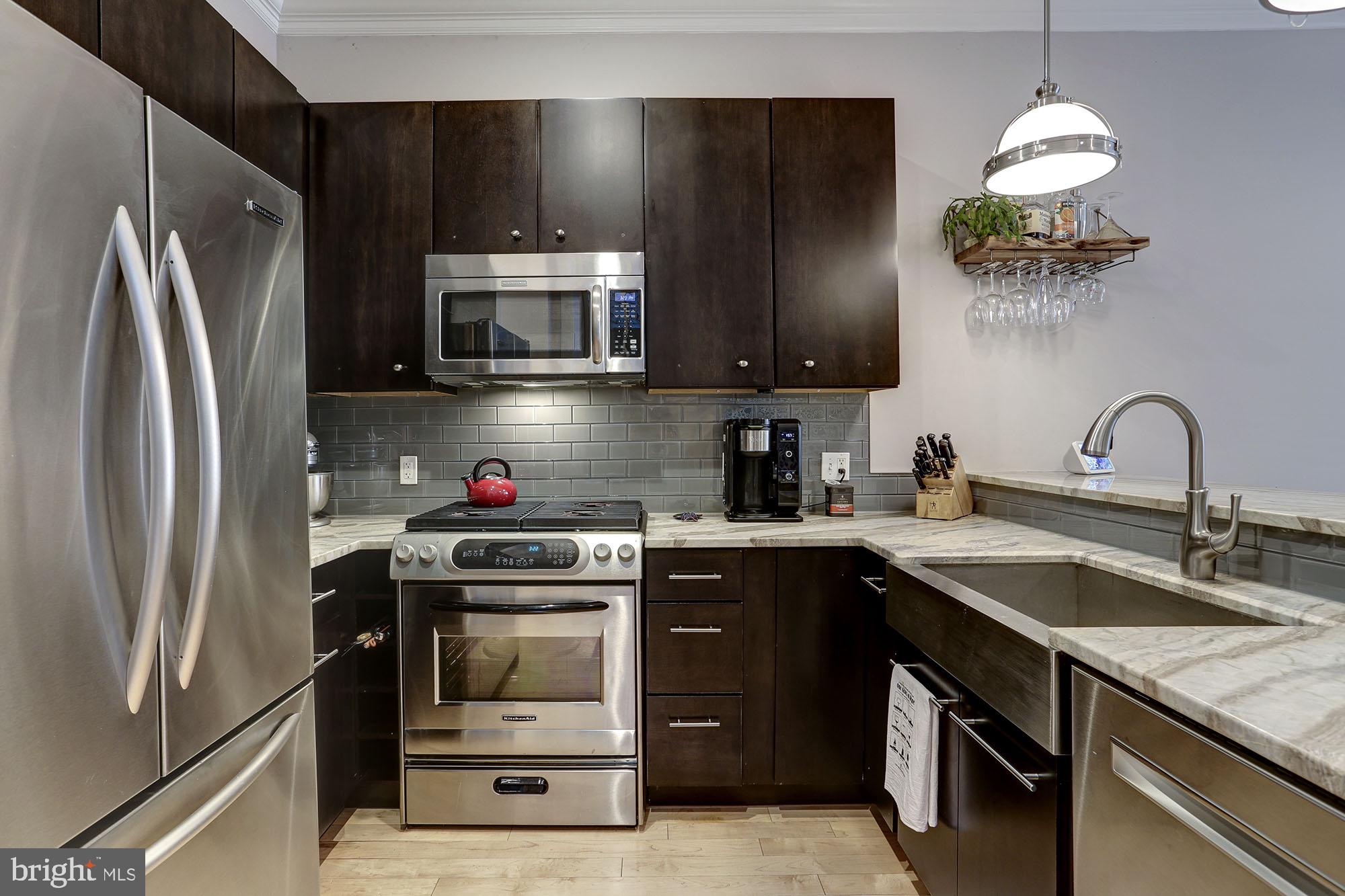509 P Street Northwest, Unit 1 Washington, DC 20001 - Photo 8 of 25 Gourmet kitchen w/ stainless appliances