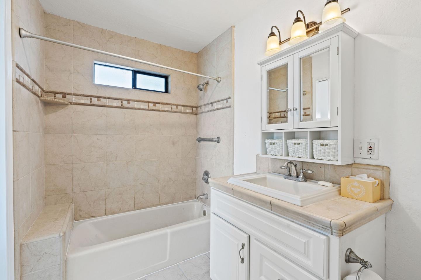 276 Hames Road Watsonville, CA 95076 - Photo 24 of 43 a bathroom with a sink vanity tub and shower