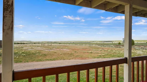 a view of ocean from a balcony