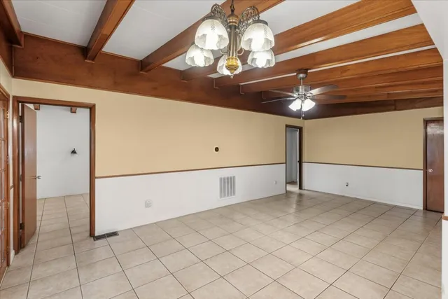 a view of an empty room