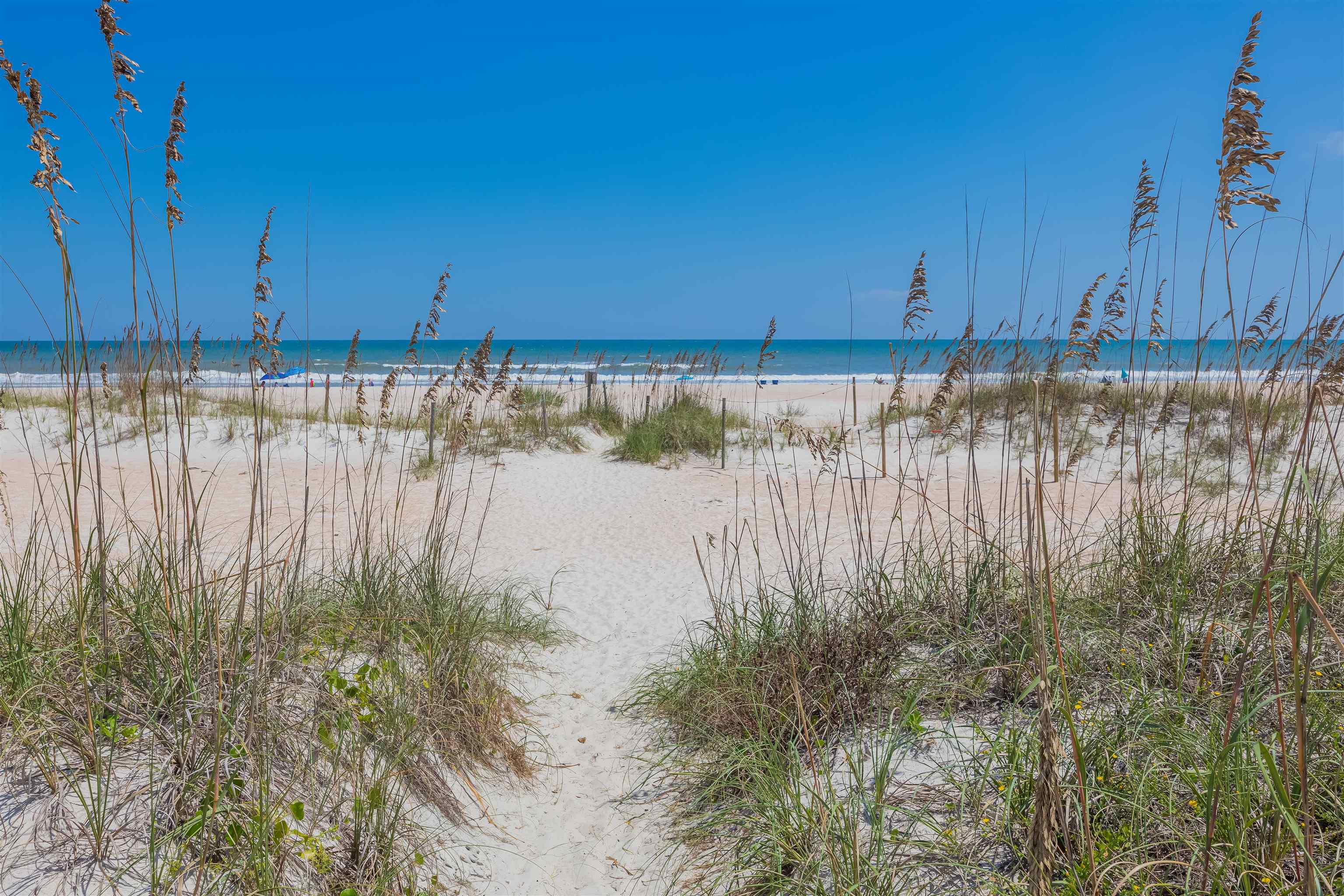 10 5th Street St. Augustine Beach, FL 32080 - Photo 44 of 49 a view of a lake with a big yard