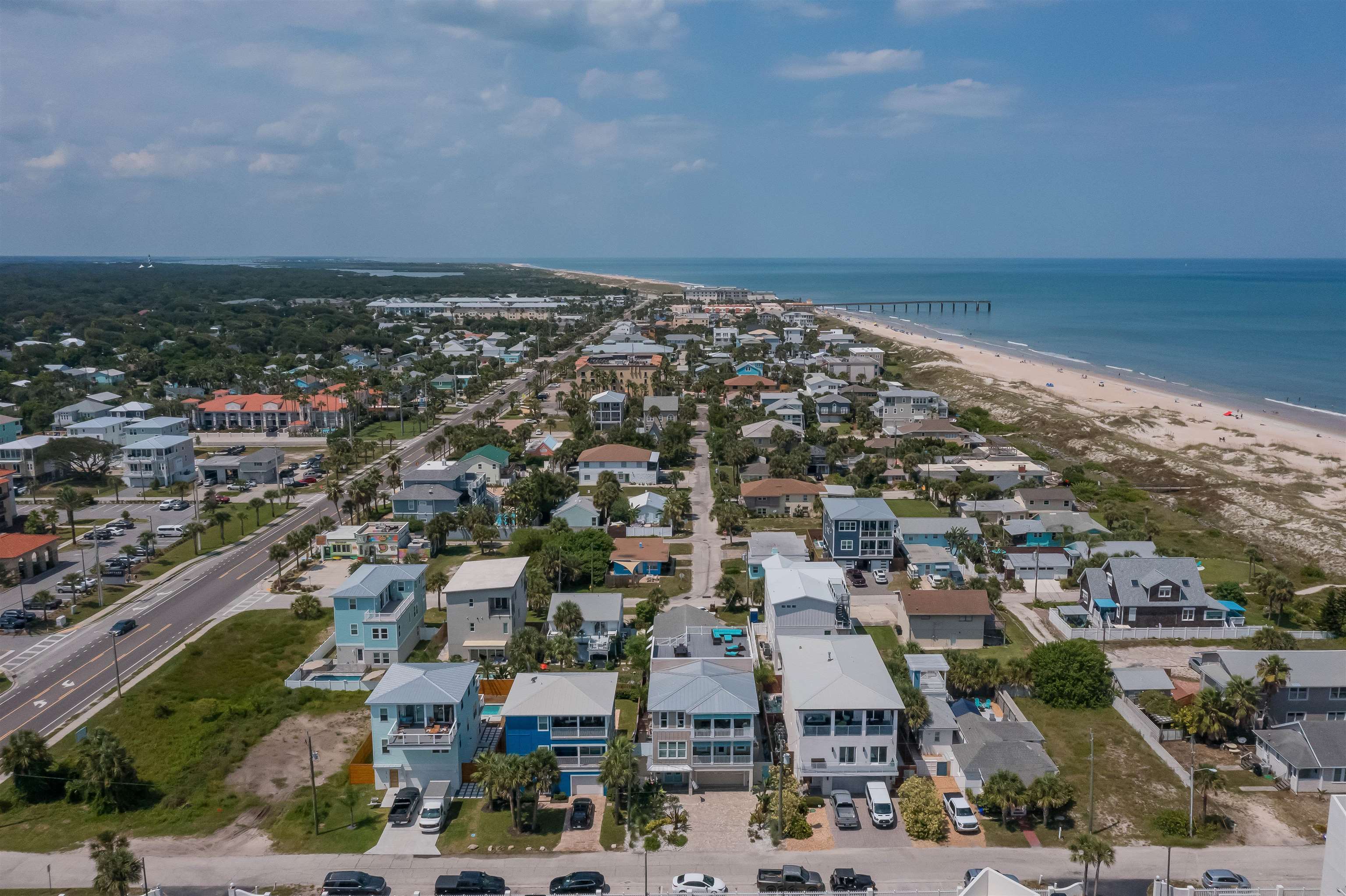 10 5th Street St. Augustine Beach, FL 32080 - Photo 48 of 49 an aerial view of a city