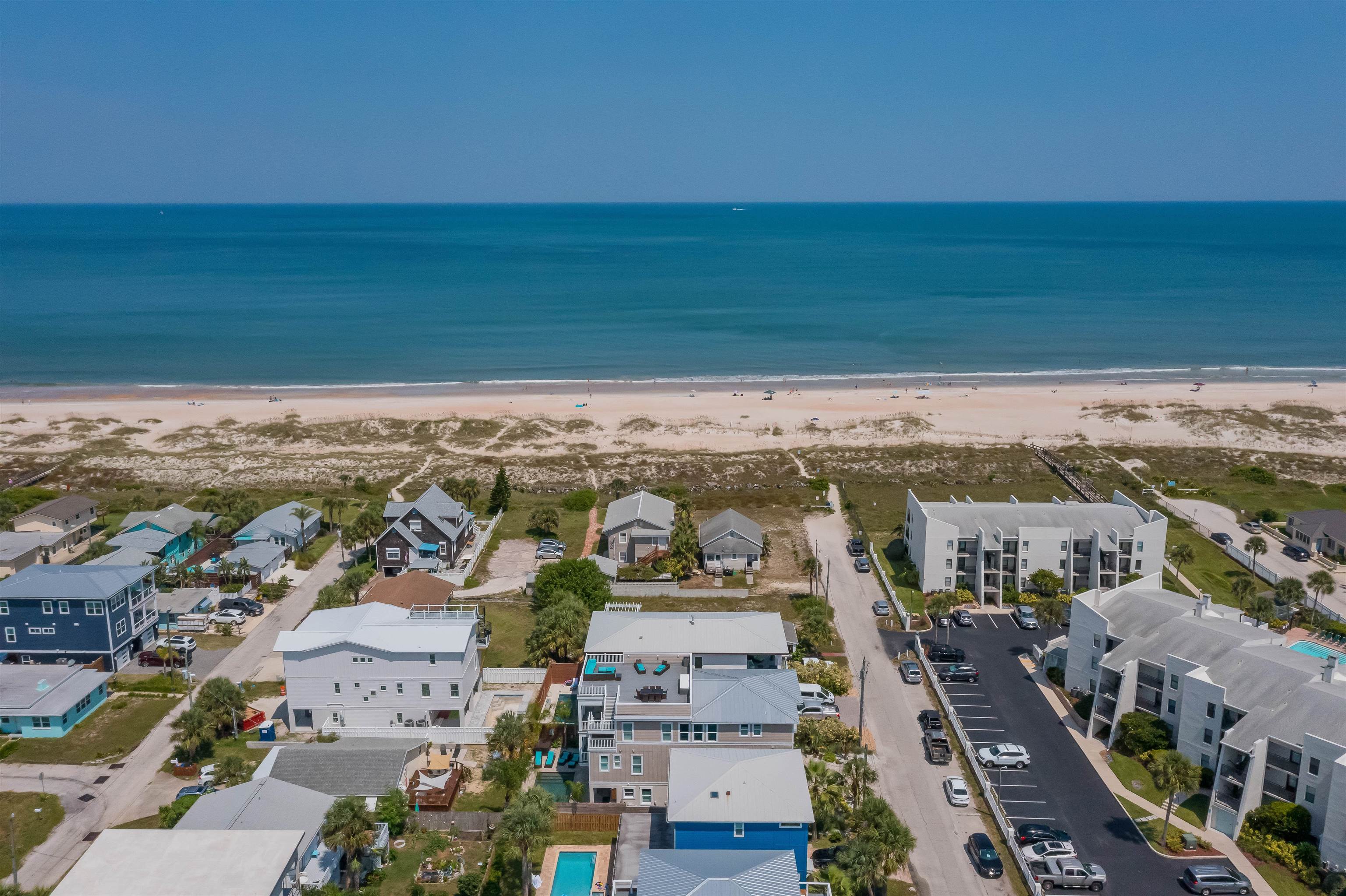 10 5th Street St. Augustine Beach, FL 32080 - Photo 5 of 49 an aerial view of a city