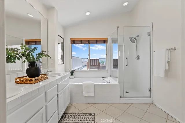 a view of a wooden roof deck