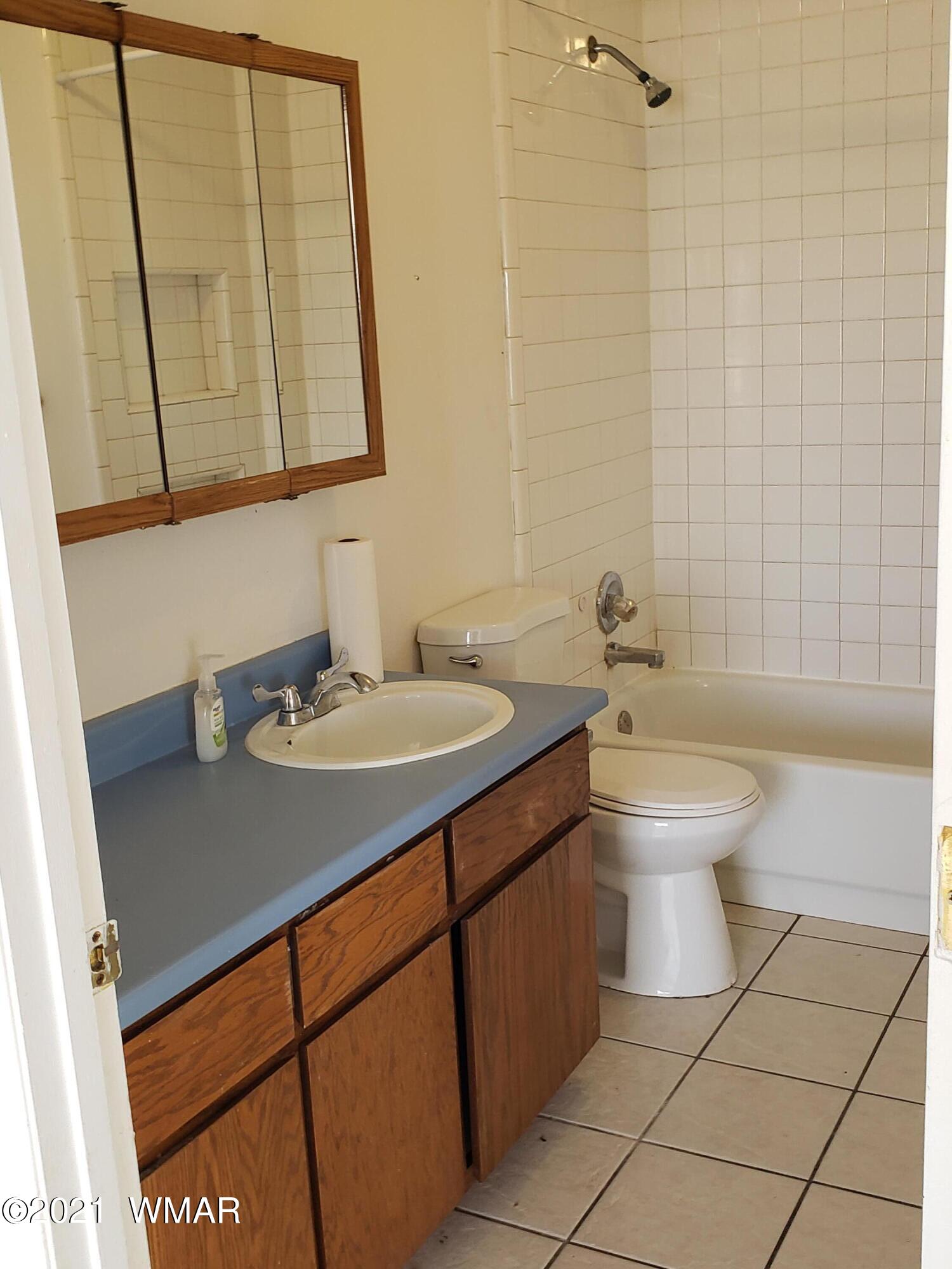 2656 Paper Mill Road Taylor, AZ 85939 - Photo 10 of 14 a bathroom with a sink toilet and shower