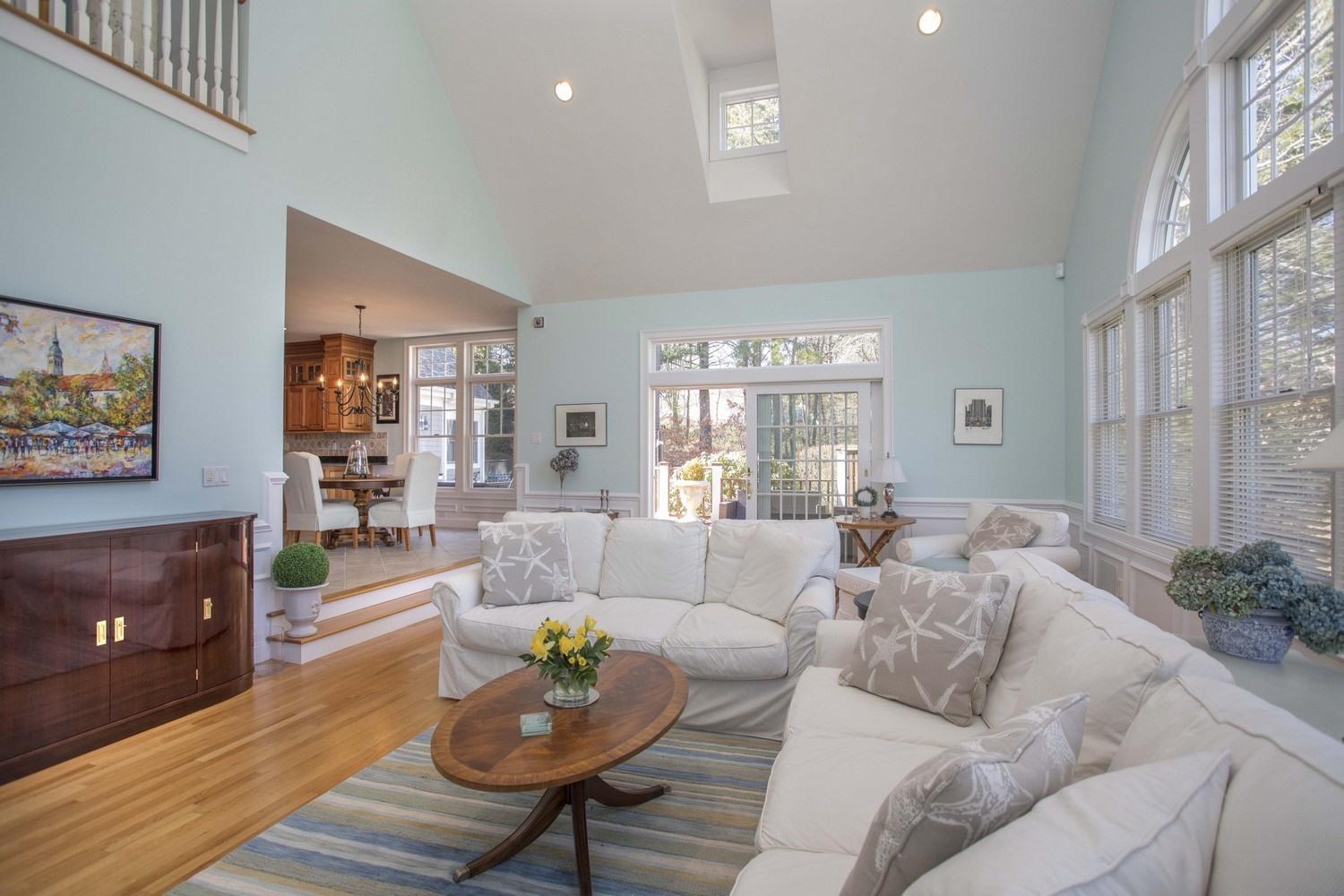 68 Shoestring Bay Road Mashpee, MA 02649 - Photo 10 of 30 a living room with furniture and a wooden floor