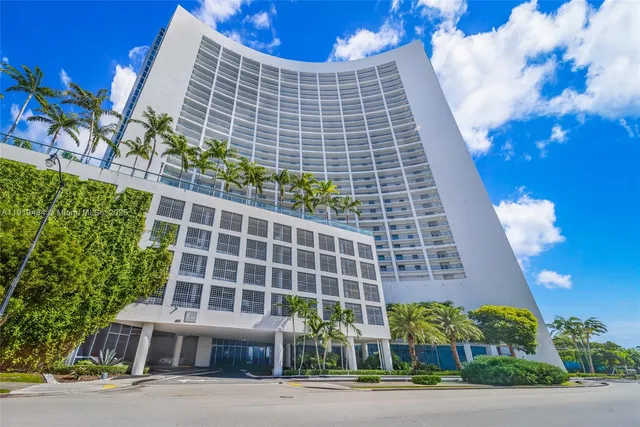 a front view of a building