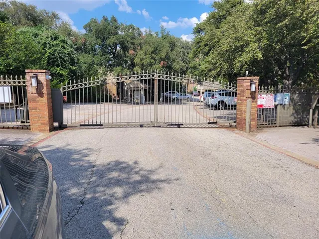 a view of a terrace with a bench
