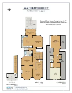 $1,495,000 | 409 Fair Oaks Street, San Francisco, CA 94110