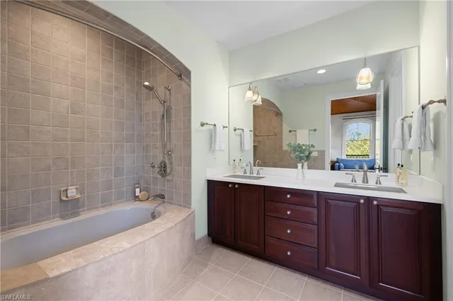 a view of a tennis court