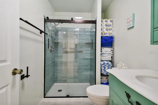 a view of an outdoor space and basketball court