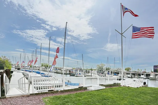 a view of outdoor space with seating area