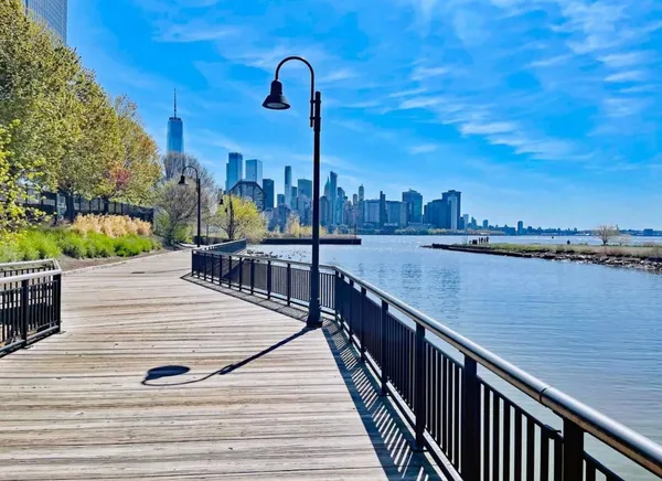 a view of a balcony with an ocean view