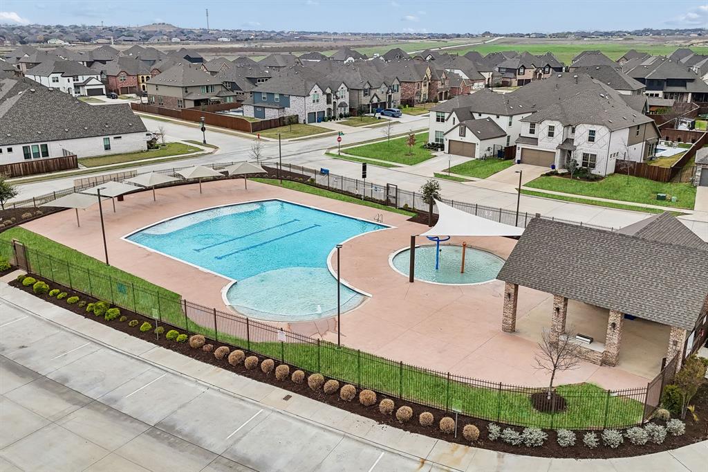 482 Prairie View Drive Haslet, TX 76052 - Photo 31 of 33 an aerial view of residential houses with outdoor space and river