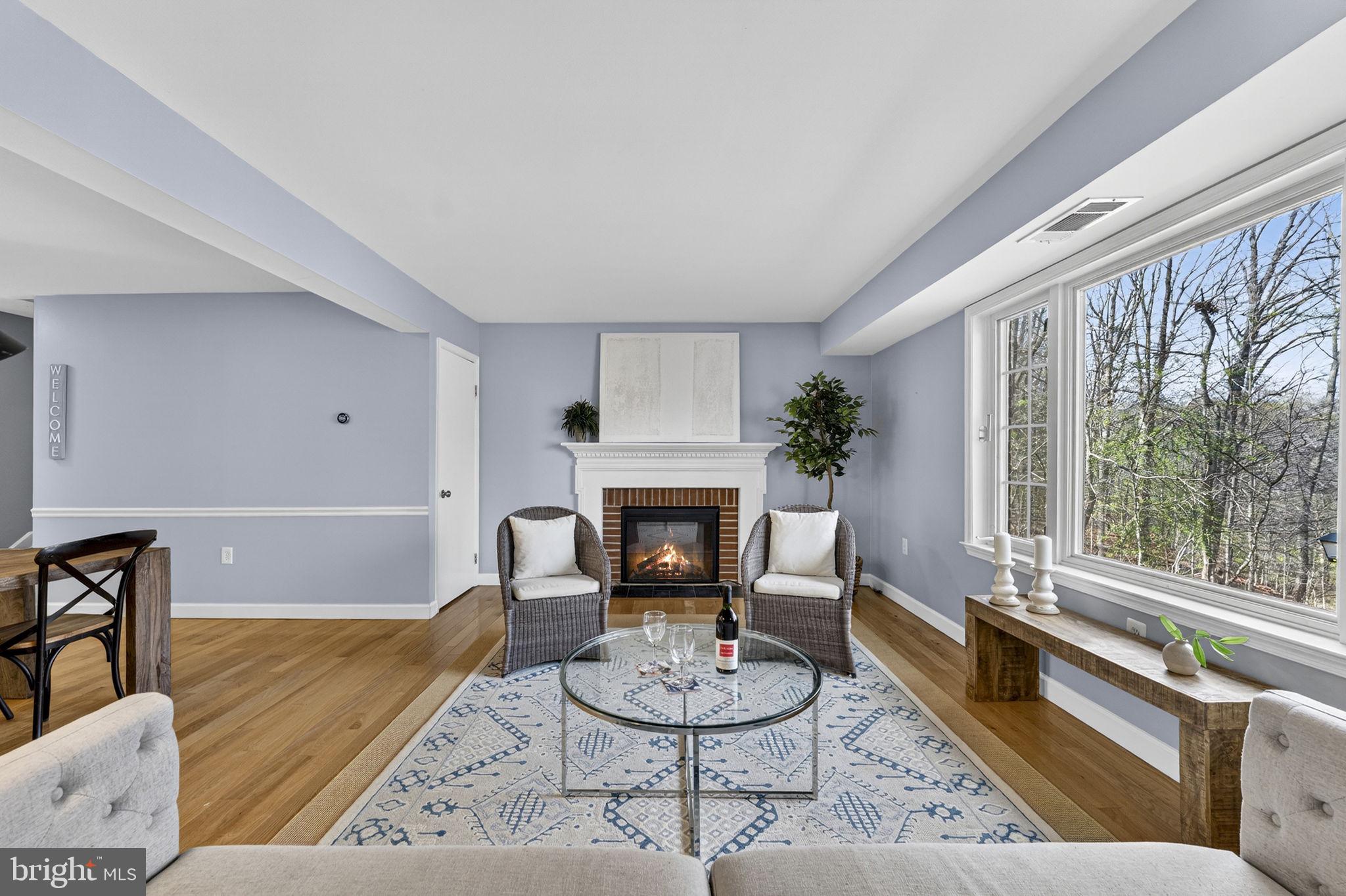 6501 Orono Court Springfield, VA 22152 - Photo 16 of 47 Large Window overlooks Accotink Park & Street